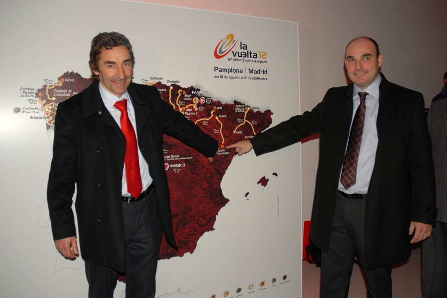 El legendario exciclista y actual Director Técnico de La Vuelta, Fernando Escartín.