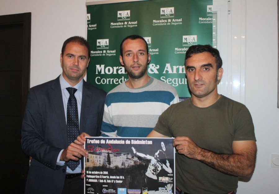 La correduría de seguros Morales y Arnal es la patrocinadora principal del Club Bádminton Ronda.