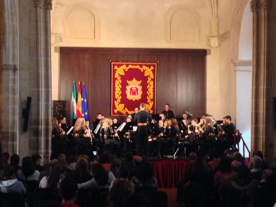 Imagen de la Banda Arunda en su último concierto en el Convento de Santo Domingo.