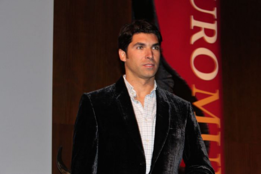 Cayetano Rivera durante su participación en la I Bienal de la Tauromaquia.