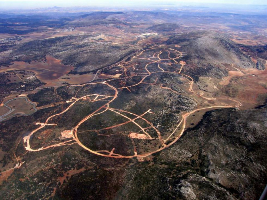 Vista aérea del macroproyecto urbanístico de Los Merinos.