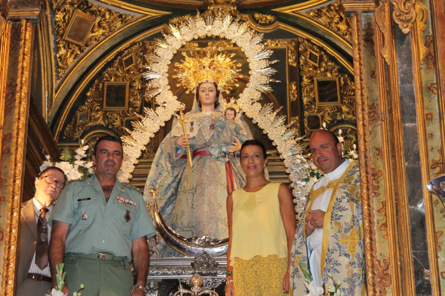 El coronel Julio Salom ya visitó el Santuario antes de su partida a Irak.