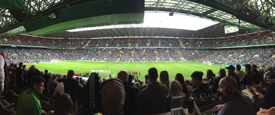 Celtic Park rozó el lleno en la visita del modesto Lincoln, en el que milita el rondeño