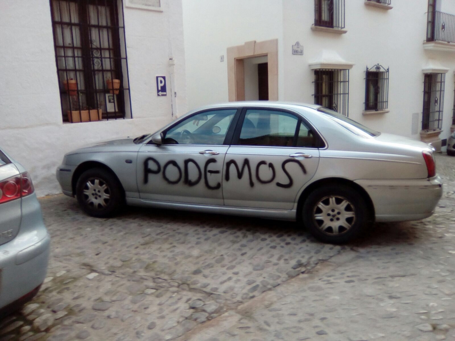 Imagen de uno de los vehículos afectados