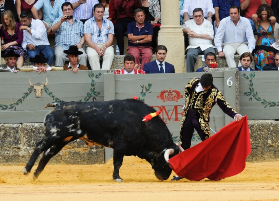 El mayor de los Rivera, en una de sus actuaciones en la Tradicional Corrida Goyesca