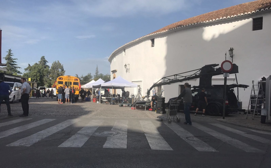 Imagen de los aledaños de la plaza de toros