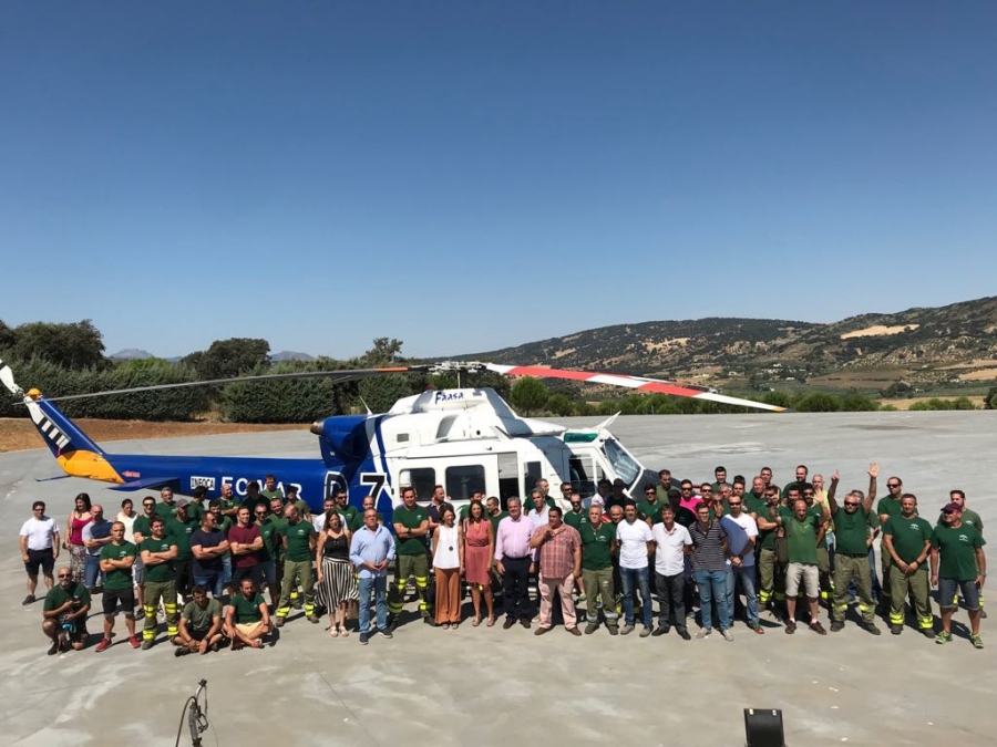 Los trabajadores de Infoca Ronda exigen una respuesta por parte de la Junta de Andalucía para negociar un nuevo convenio laboral