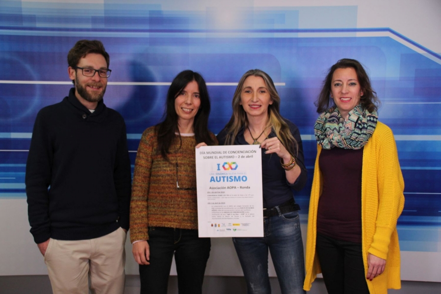 Los trabajadores de AOPA presentan los actos dedicados al Día Internacional de Concienciación sobre el Autismo, el próximo 2 de abril.