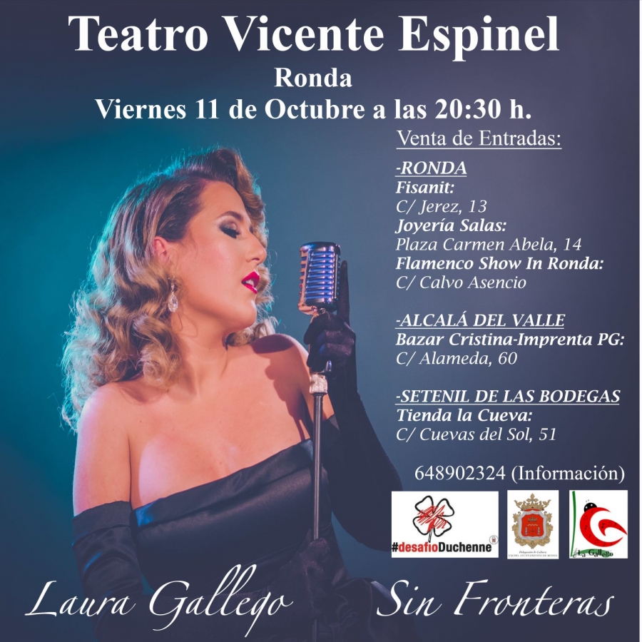 La cantante jerezana colabora con las asociaciones que descubre en las ciudades por las que lleva su gira.