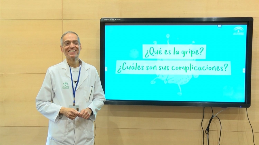 El epidemiólogo del Área Sanitaria de la Serranía, Carlos Lebrún, explica que la gripe se transmite por vía aérea o al entrar en contacto con objetos utilizados previamente por personas contagiadas.