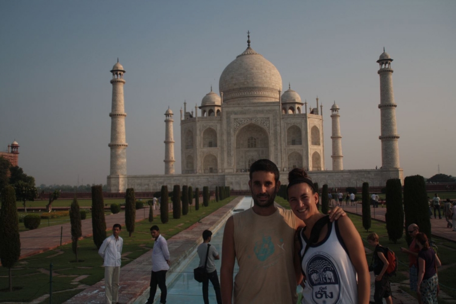 Gloria y José visitaron India en dos ocasiones, una de ellas fue en 2014.