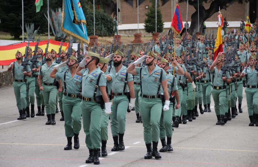 Imagen del último acto celebrado en el Acuartelamiento de Ronda, el pasado día 6