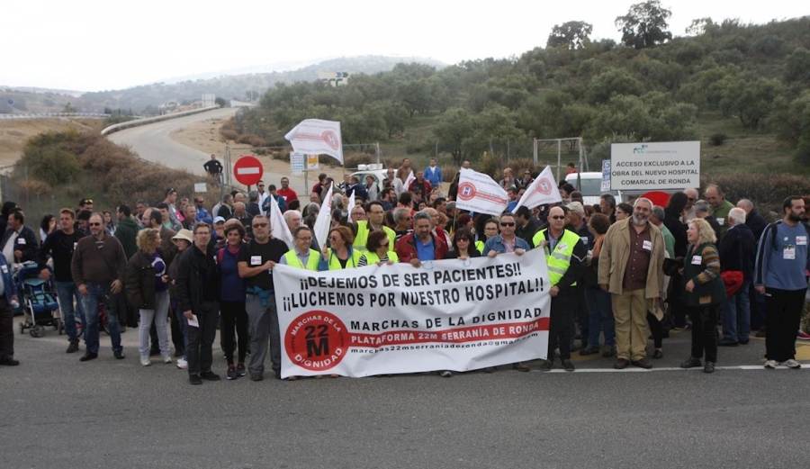 Imagen de archivo de la Plataforma, que reclama una mayor seguridad y duración en los nuevos contratos que se realicen a enfermeros y otros profesionales sanitarios.