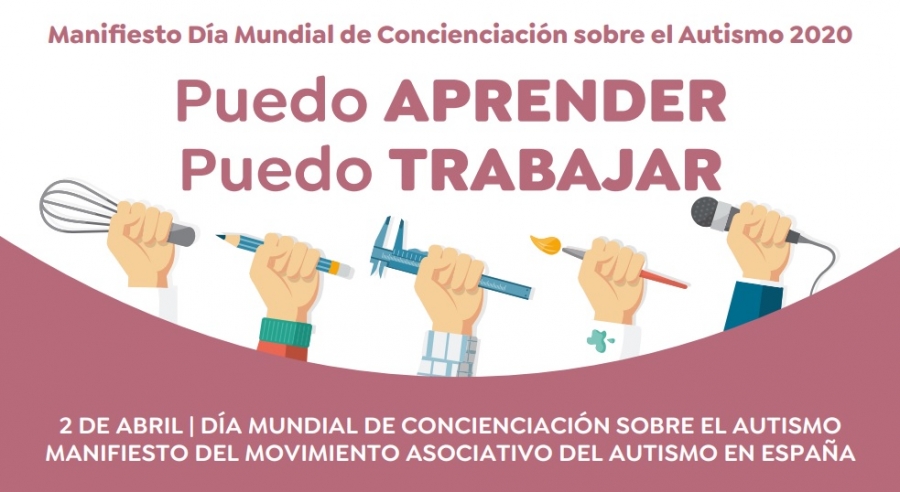 La campaña de concienciación de Autismo Europa invita a reflexionar sobre el acceso educativo y laboral de personas con TEA.