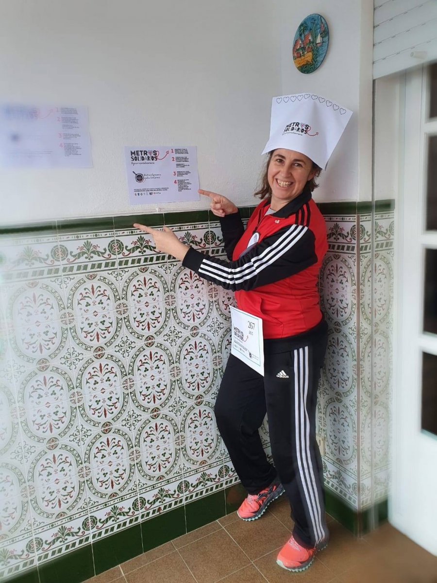 La rondeña Ani González fue una de las más de 350 personas que tomaron parte en el evento deportivo.