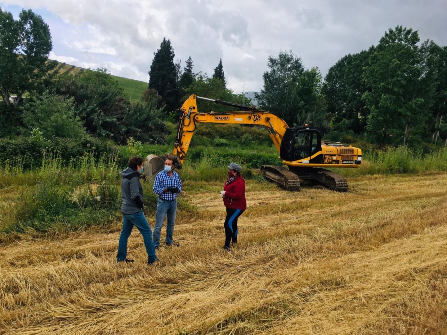 Los trabajos permitirán ensanchar el cauce y dragar el río.