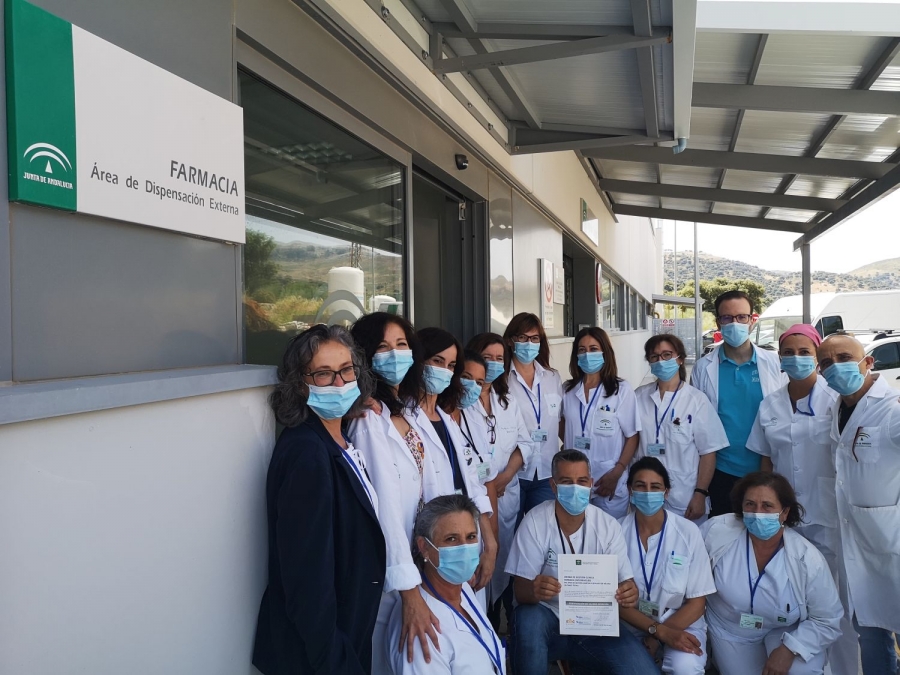 Aspectos como la incorporación de actividades preventivas y de promoción de la salud han prevalecido a la hora de otorgar este sello a los profesionales de la Unidad de Farmacia.