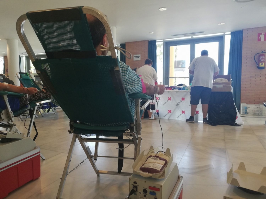 Las donaciones de sangre en Ronda se realizan en la entrada del Teatro Municipal Vicente Espinel