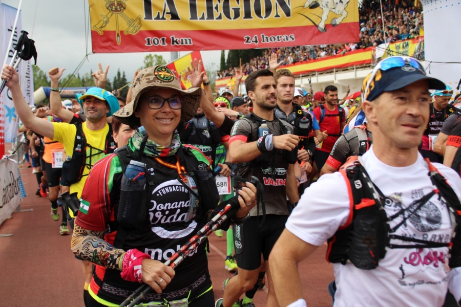 Imagen de archivo de una salida de marchadores desde la Ciudad Deportiva