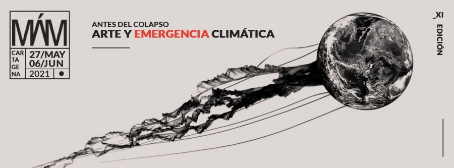 El ilustrador se ha servido de imágenes visualmente potentes para apelar a la crisis climática.