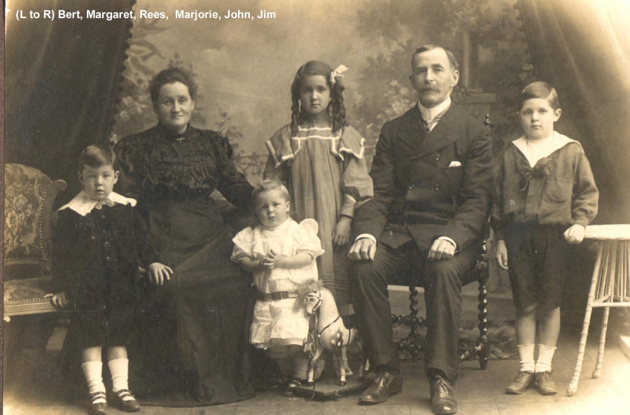 Familia Harris en el año 1906