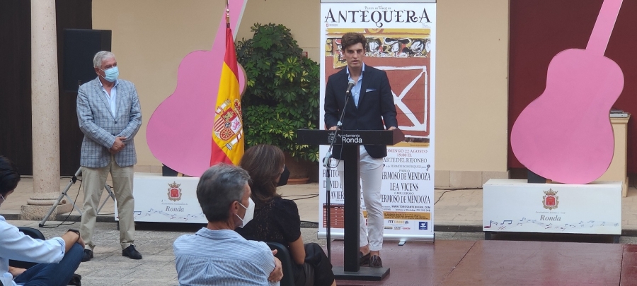 El rondeño tomó la palabra para agradecer todo el apoyo recibido.