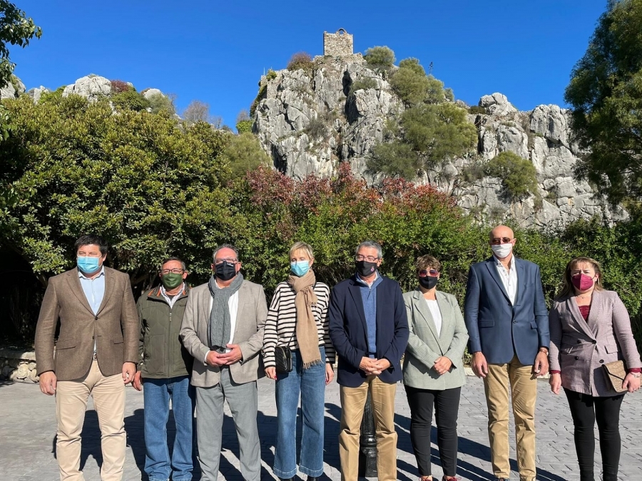 El presidente del ente provincial se ha desplazado hasta la localidad de Gaucín