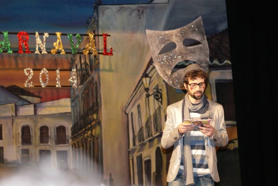 Luis Almagro fue pregonero del Carnaval de Ronda en el año 2014