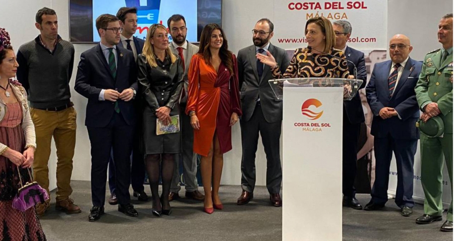 Parte de la delegación rondeña, en la última edición de Fitur previa a la pandemia