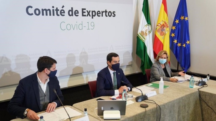 El presidente de la Junta se reunirá este miércoles con el Comité de Expertos con el fin de revisar los niveles de alerta de los distintos distritos andaluces.