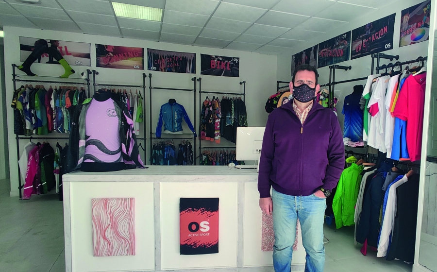 Manuel Melgar es gerente de OS Active Sport, que abría sus puertas en Ronda en 2013.