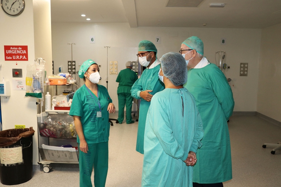 La presión hospitalaria ha descendido en los últimos días y ya son seis los pacientes con coronavirus ingresados en nuestro centro hospitalario de referencia.