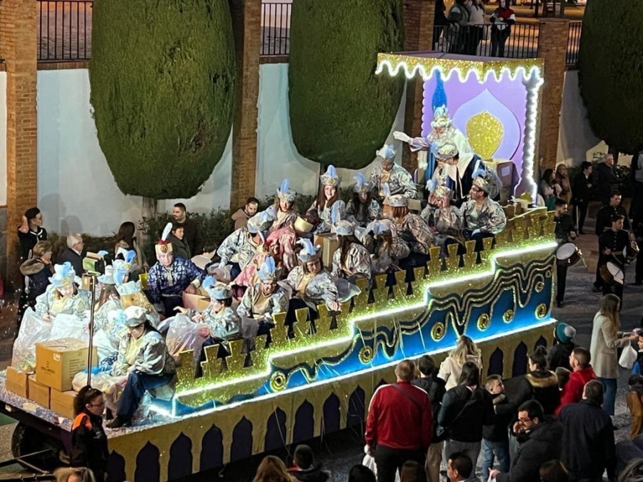 El empresario rondeño encarnó al Rey Melchor