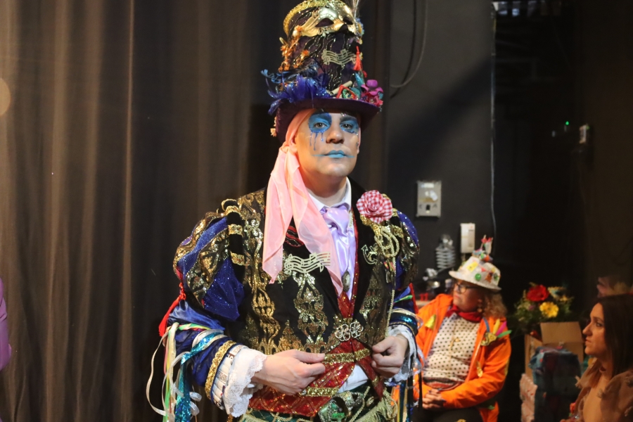 Pascu el pasado sábado durante su nombramiento oficial en la Gala del Carnaval