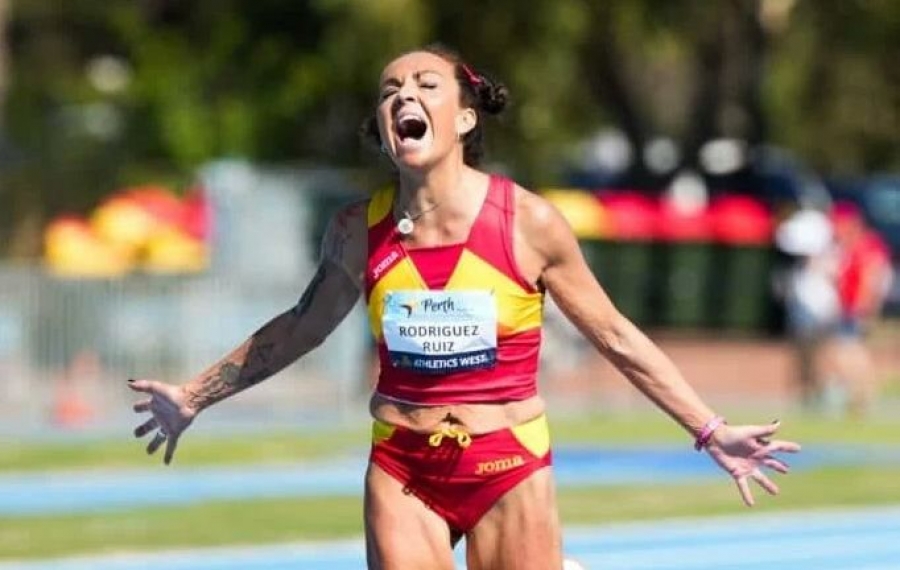 Susana Rodríguez en la cita en Australia.