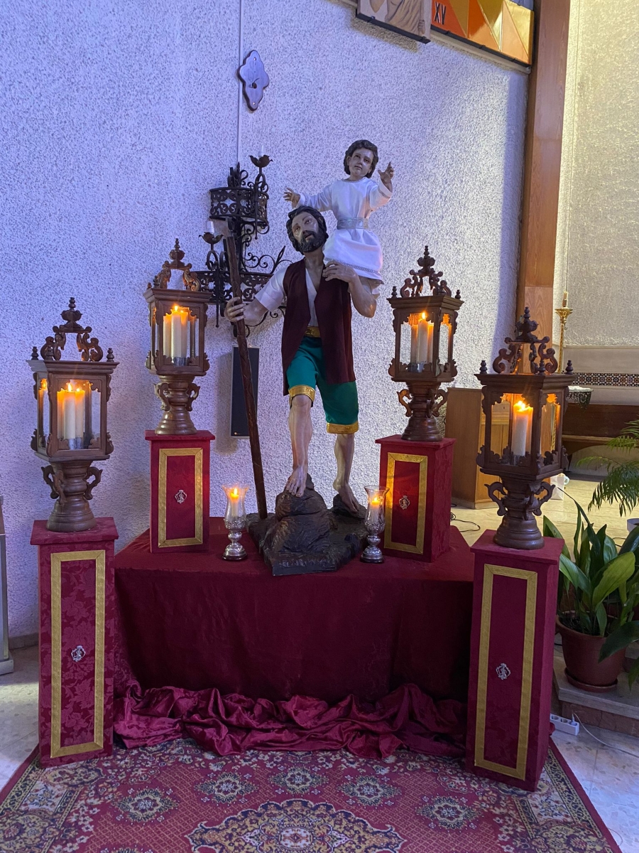 San Cristóbal comenzará su recorrido en la plaza Magistrado Antonio Cantos