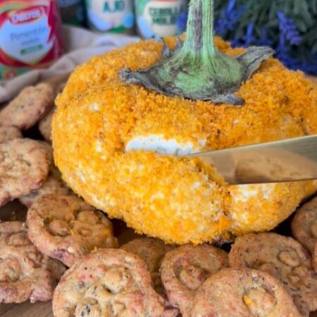 Un trampantojo con motivo de Halloween: una calabaza de queso | La Cocina de IsaCN