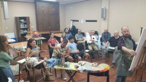 Imagen del curso sobre pintura contemporánea.