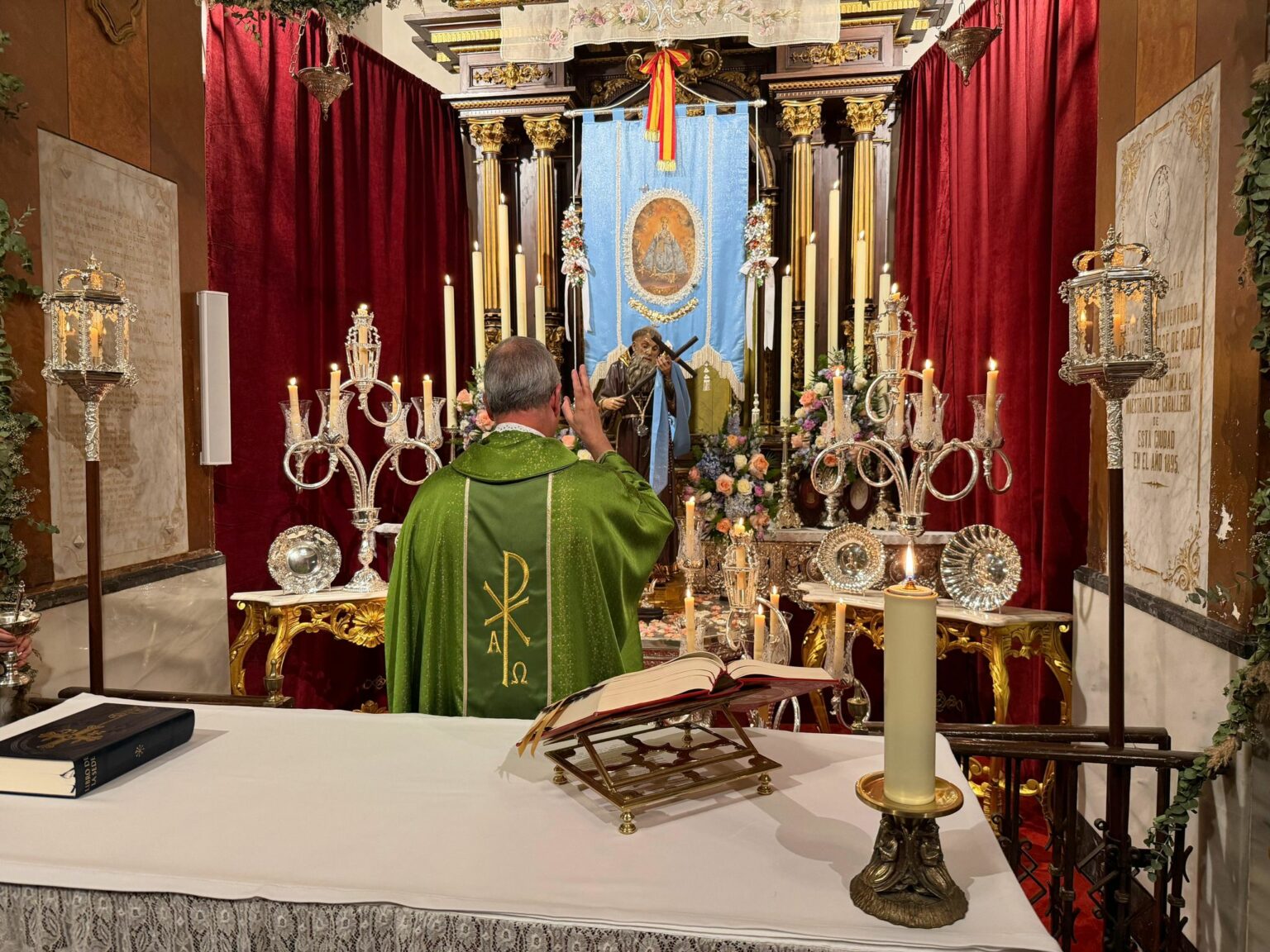 El acto tuvo lugar en el Santuario de la Virgen de la Paz.
