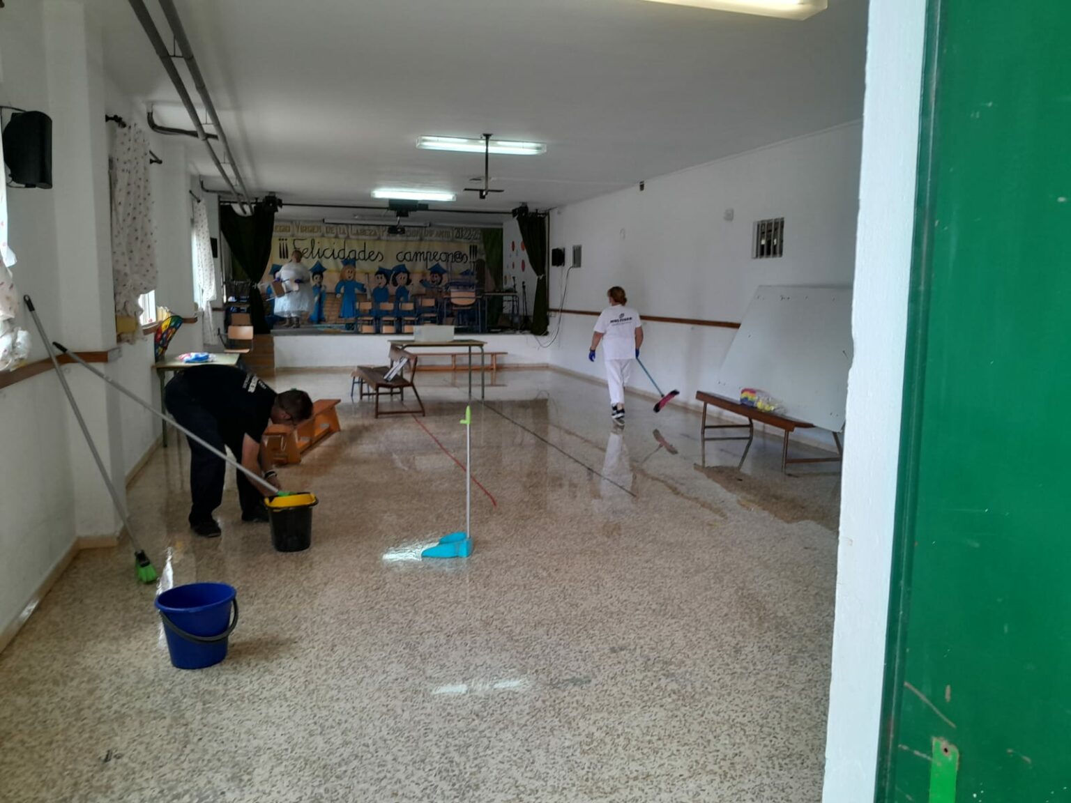 Se ha llevado a cabo la limpieza integral de la zona afectada.