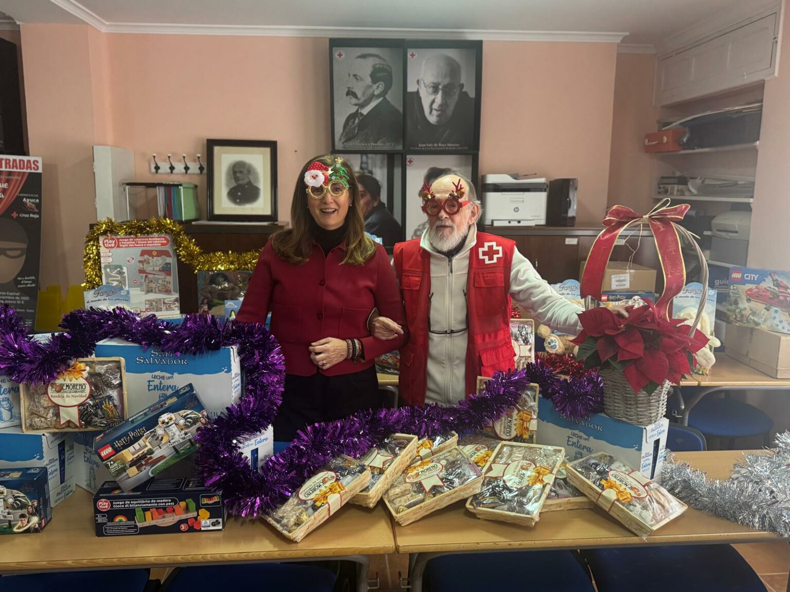 Cristina Durán y Antonio Lasanta en rueda de prensa