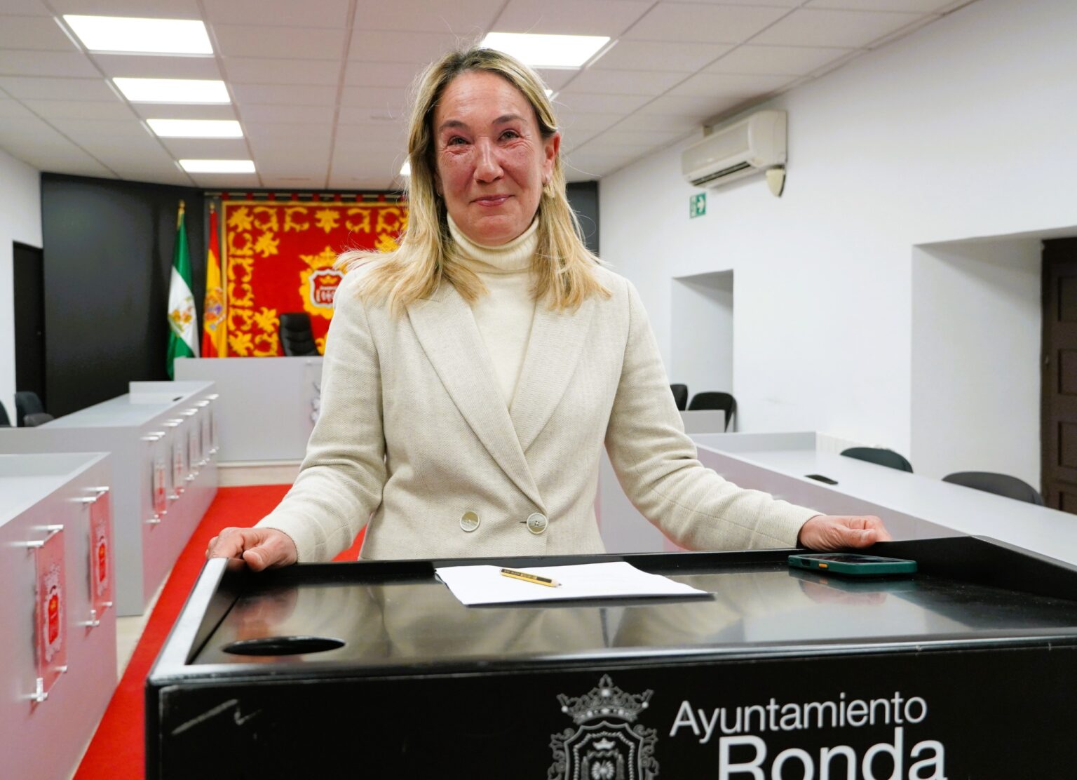 La delegada de Seguridad Ciudadana, Alicia López, en rueda de prensa