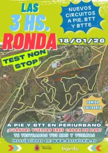 Cartel de Las 3 horas Ronda