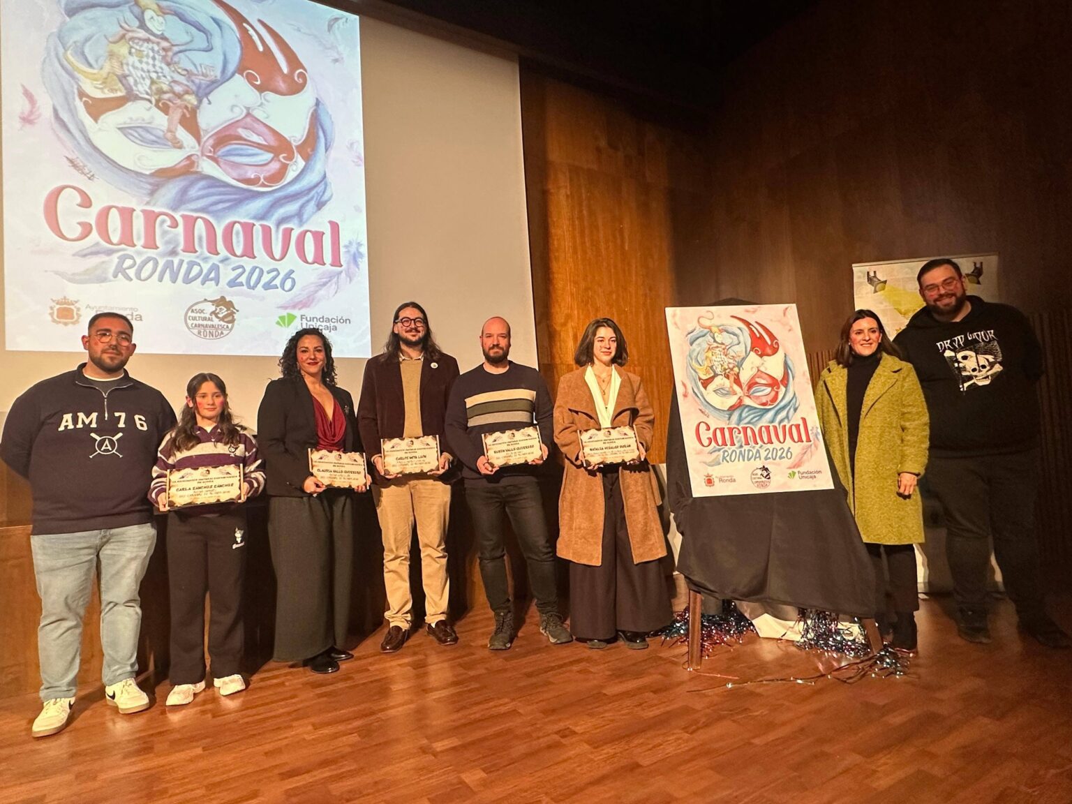 Foto de familia en el evento