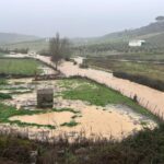 Desbordado también al arroyo de las Culebras, a la altura del barrio de San Francisco