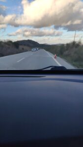 Estado de la A-367, a la altura del Cortijo de Viján