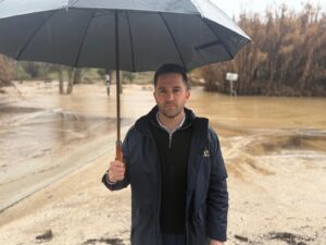 El alcalde de Arriate, Francisco Javier Anet, ha explicado las consecuencias de la borrasca en su municipio