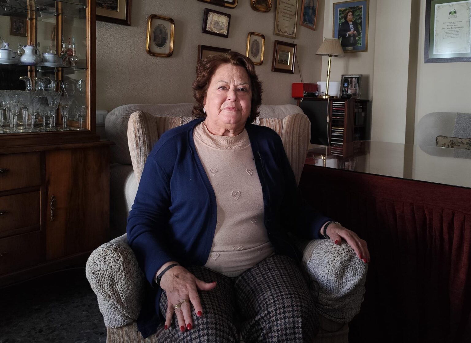 Pepa Borrego nos ha recibido en su casa