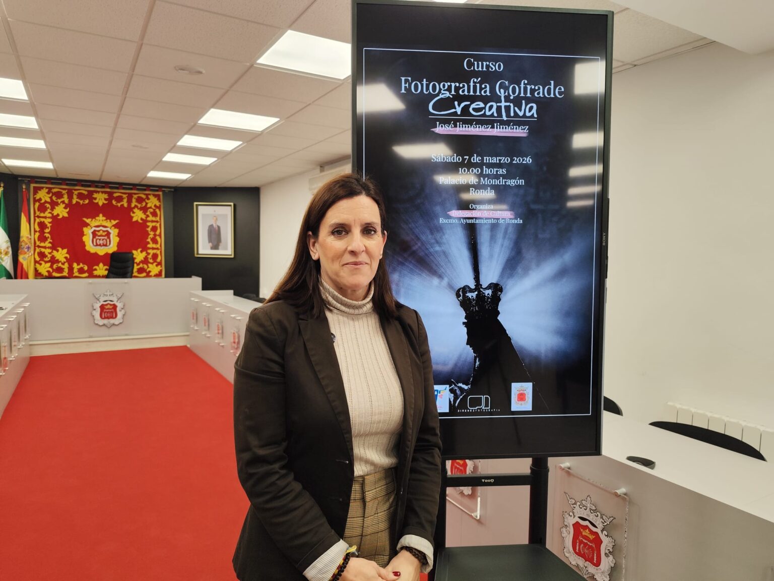 Rebeca Muñoz en rueda de prensa