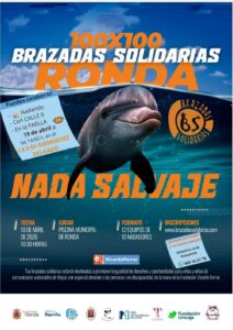 Cartel completo de Brazadas Solidarias